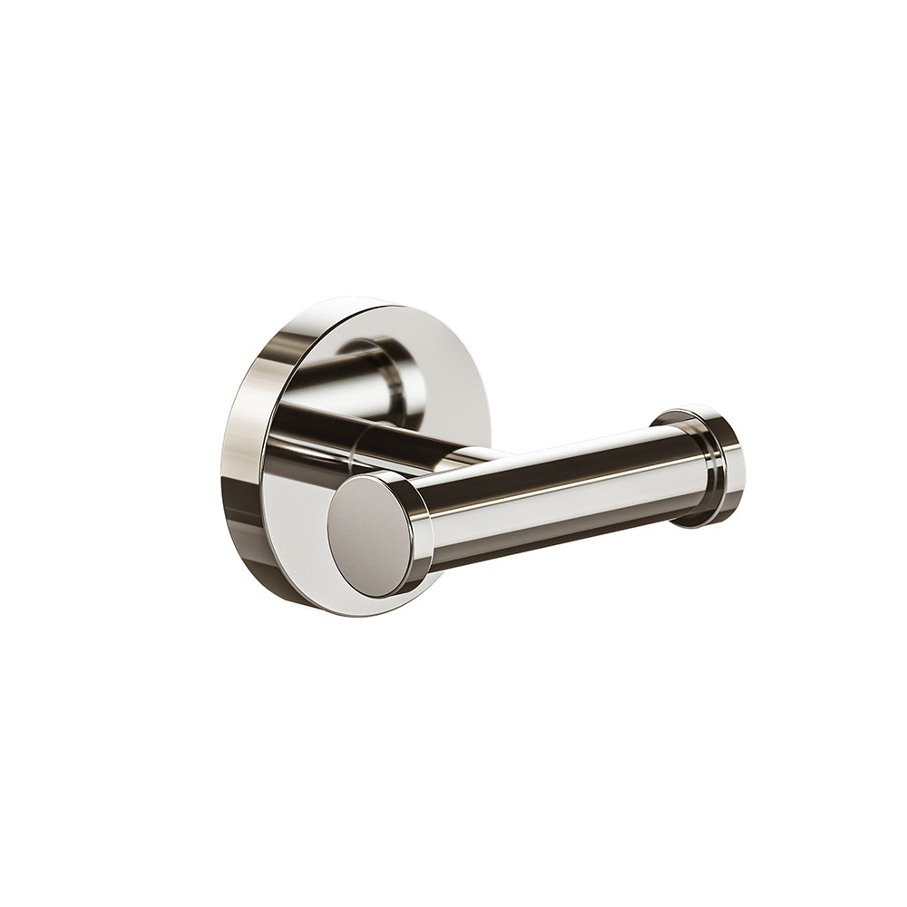 Lava Double Towel Hook - Polished Nickel