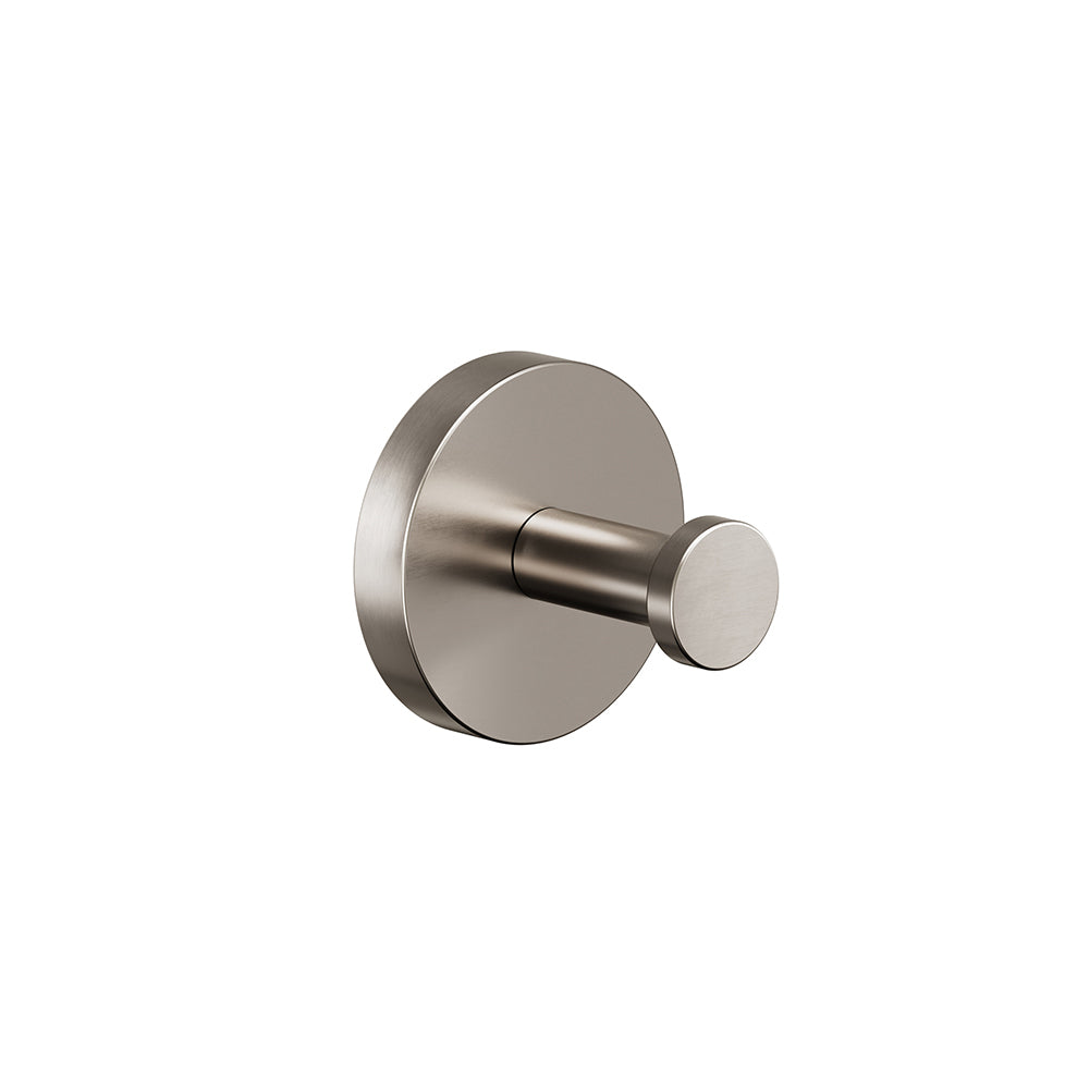 Lava Towel Hook - Brushed Nickel