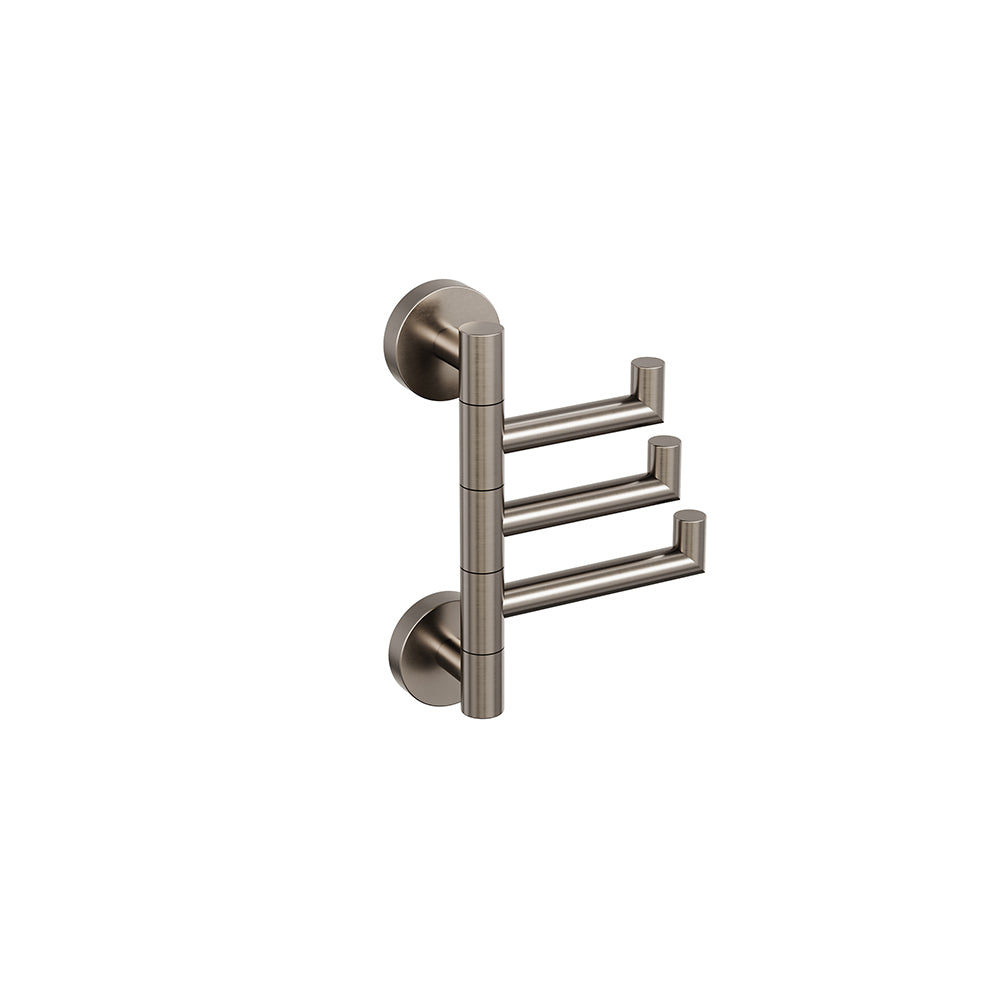Lava Swivel Towel Hook - Brushed Nickel