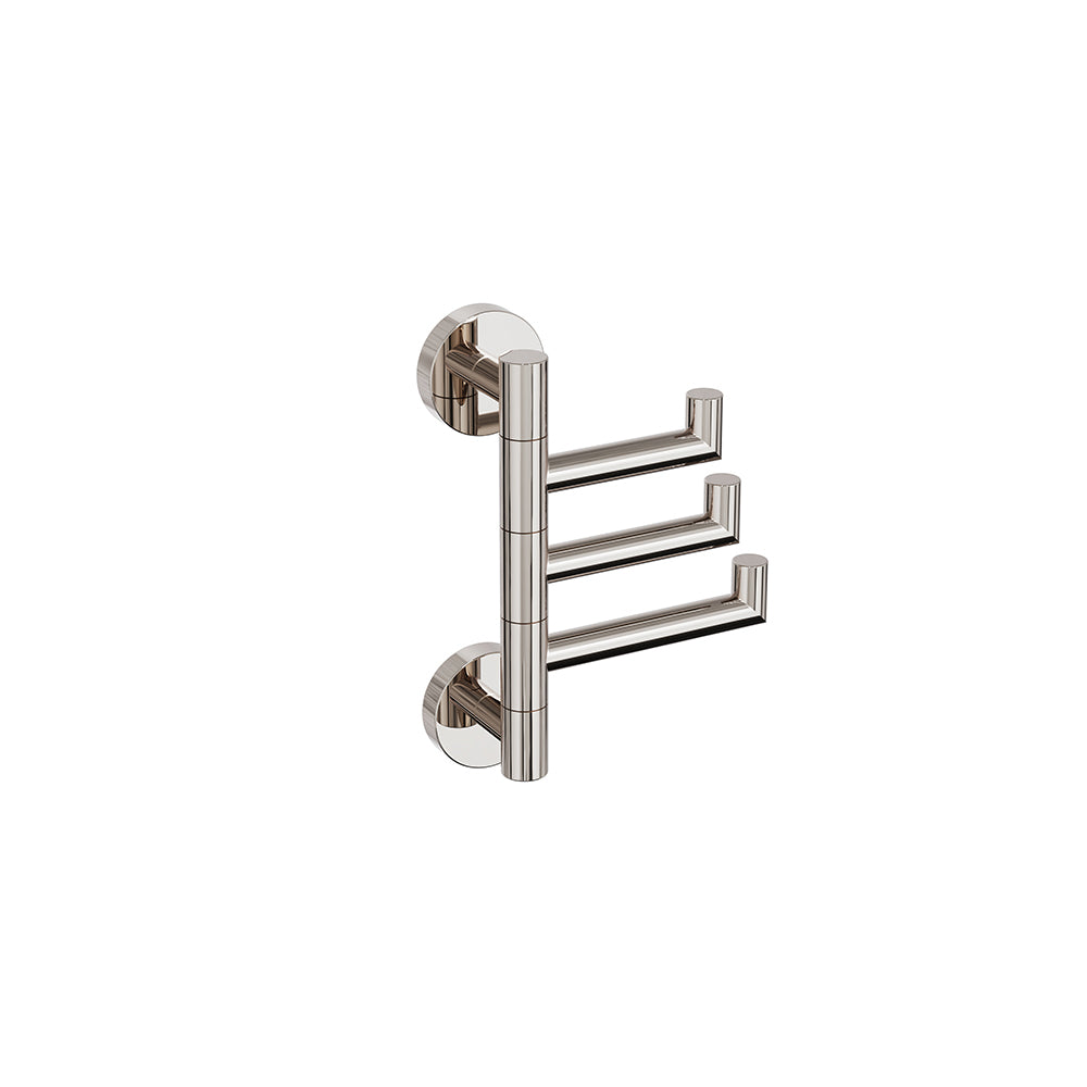 Lava Swivel Towel Hook - Polished Nickel