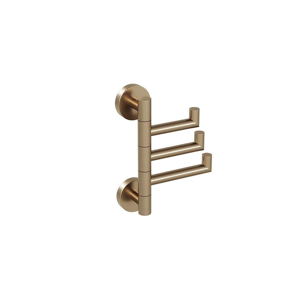Lava Swivel Towel Hook - Brushed Bronze
