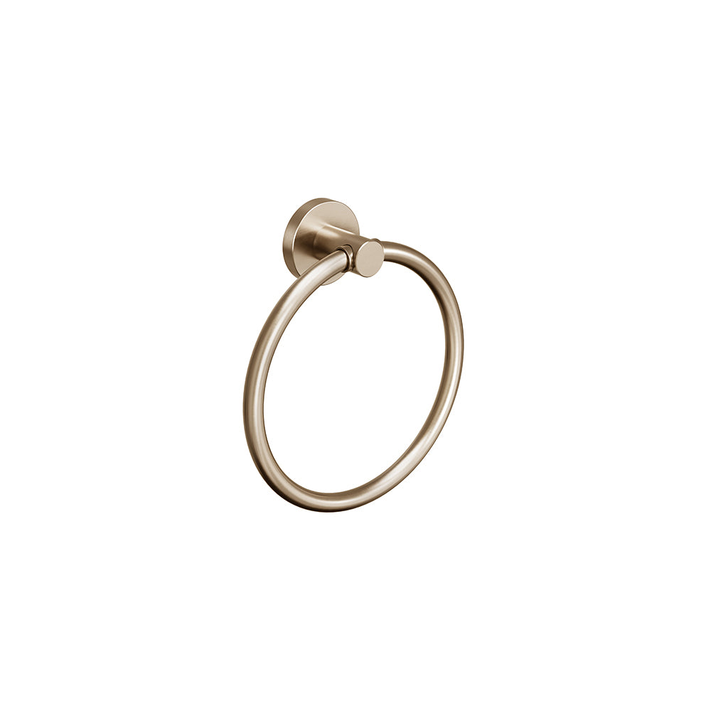 Lava Towel Ring - Brushed Bronze