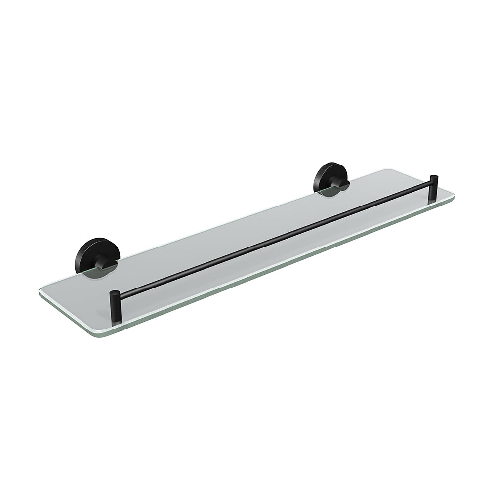 Lava Glass Shelf - Matte Black