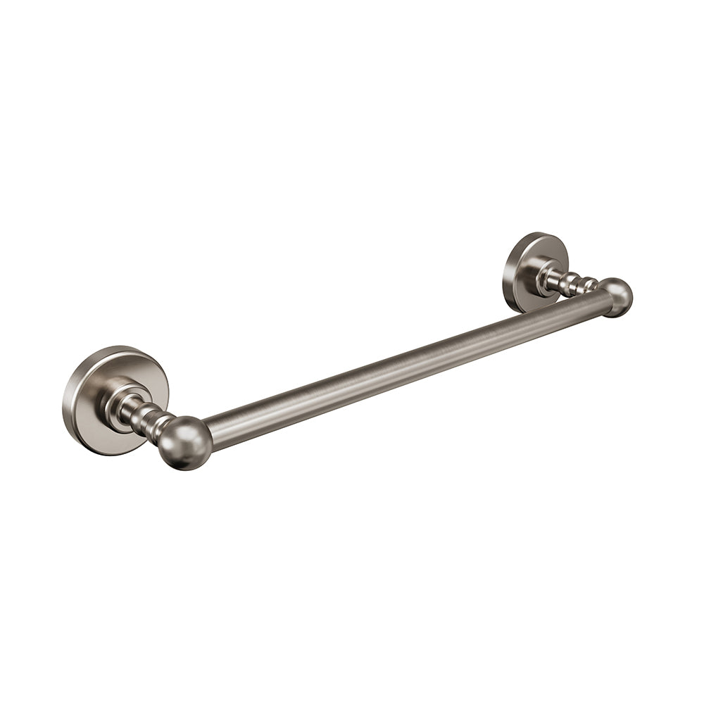 Ember Towel Bar - 12" - Brushed Nickel