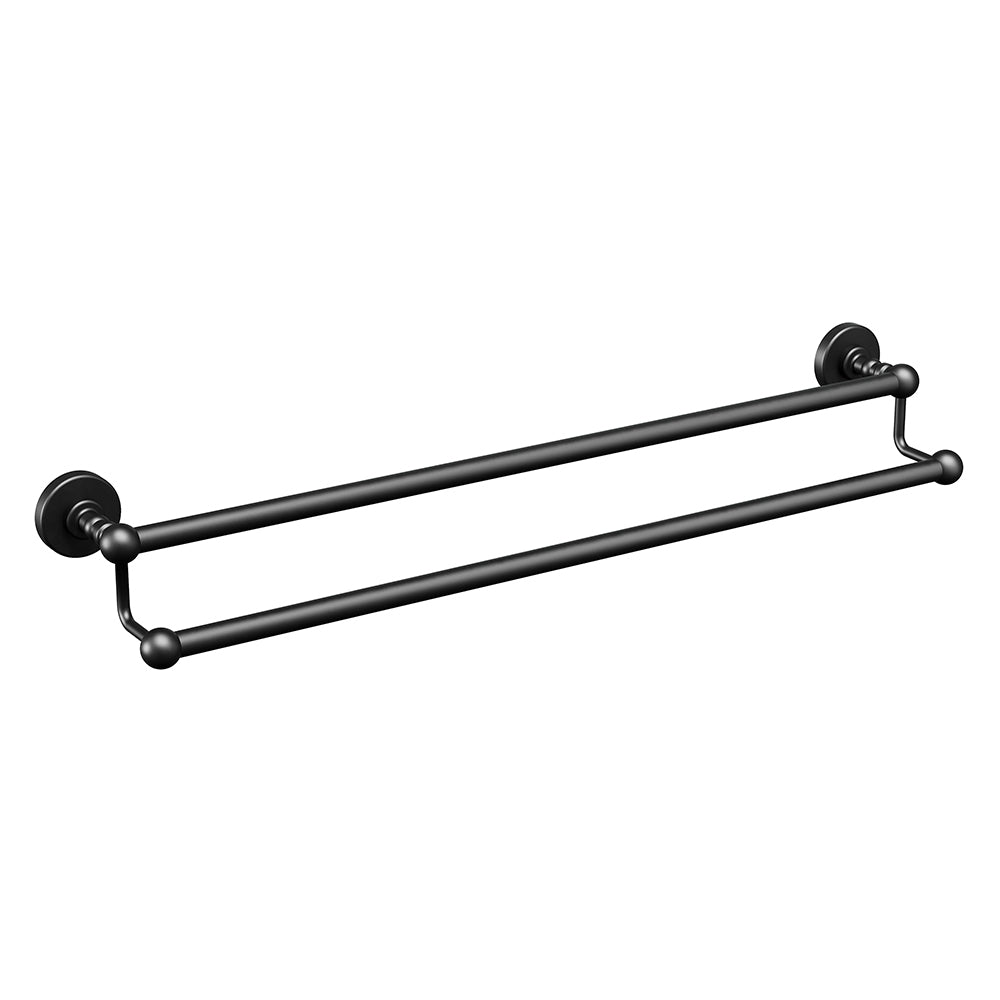 Ember 24″ Double Towel Bar - Matte Black