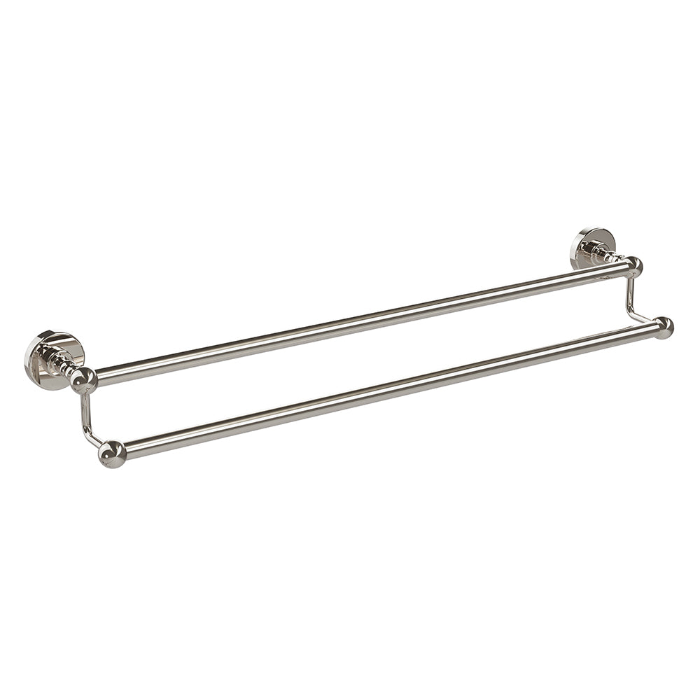 Ember 24″ Double Towel Bar - Polished Nickel