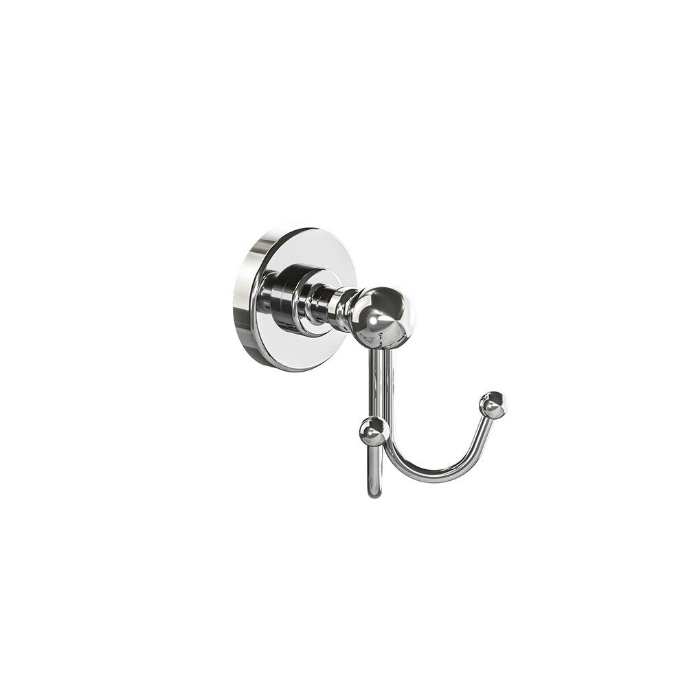 Ember Double Towel Hook - Chrome