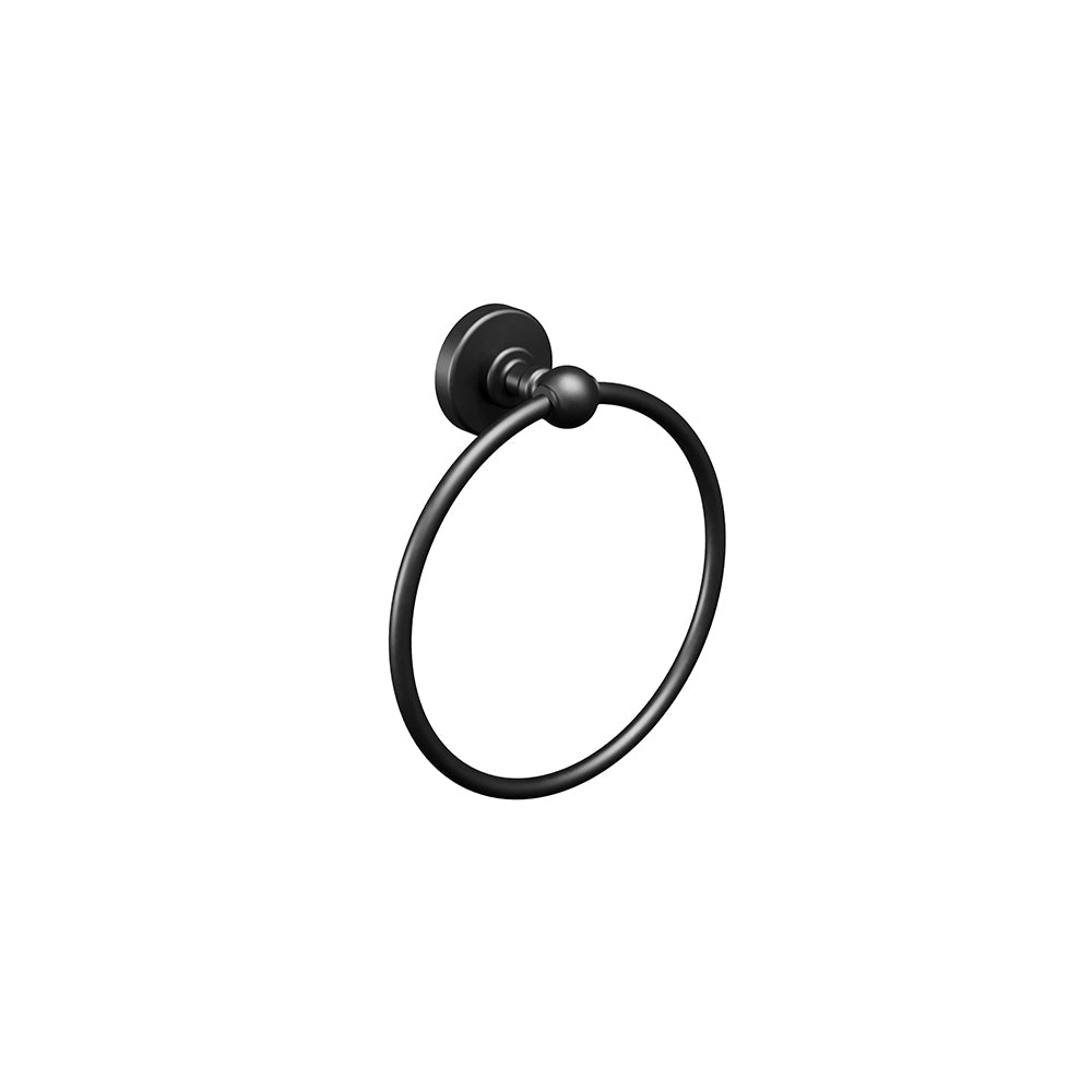 Ember Towel Ring - Matte Black