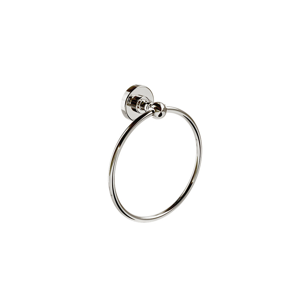 Ember Towel Ring - Polished Nickel