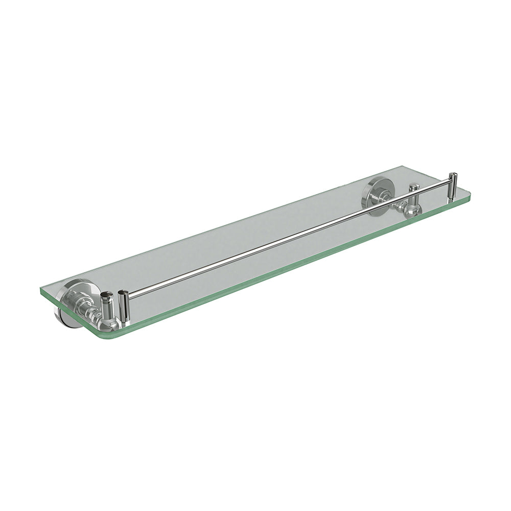 Ember Glass Shelf - Chrome