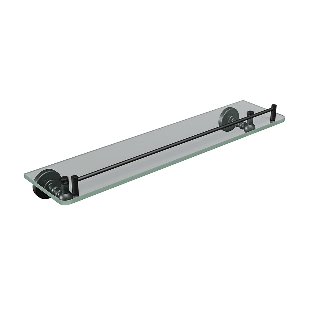 Ember Glass Shelf - Matte Black