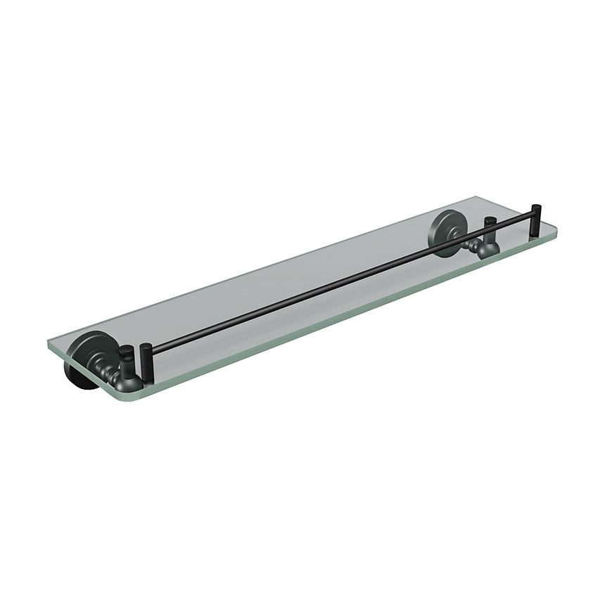 Ember Glass Shelf - Matte Black