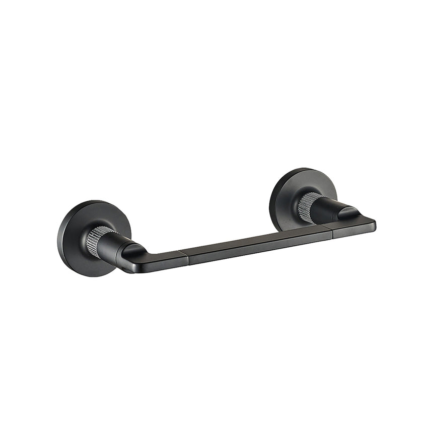 Blaze Pivot Toilet Paper Holder - Chrome Matte Black