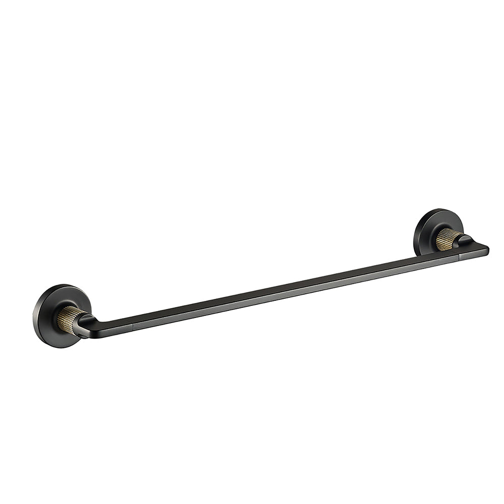 Blaze Towel Bar - 18" - Matte Black Brushed Gold