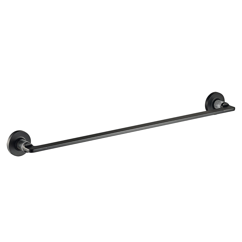 Blaze Towel Bar - 24" - Chrome Matte Black