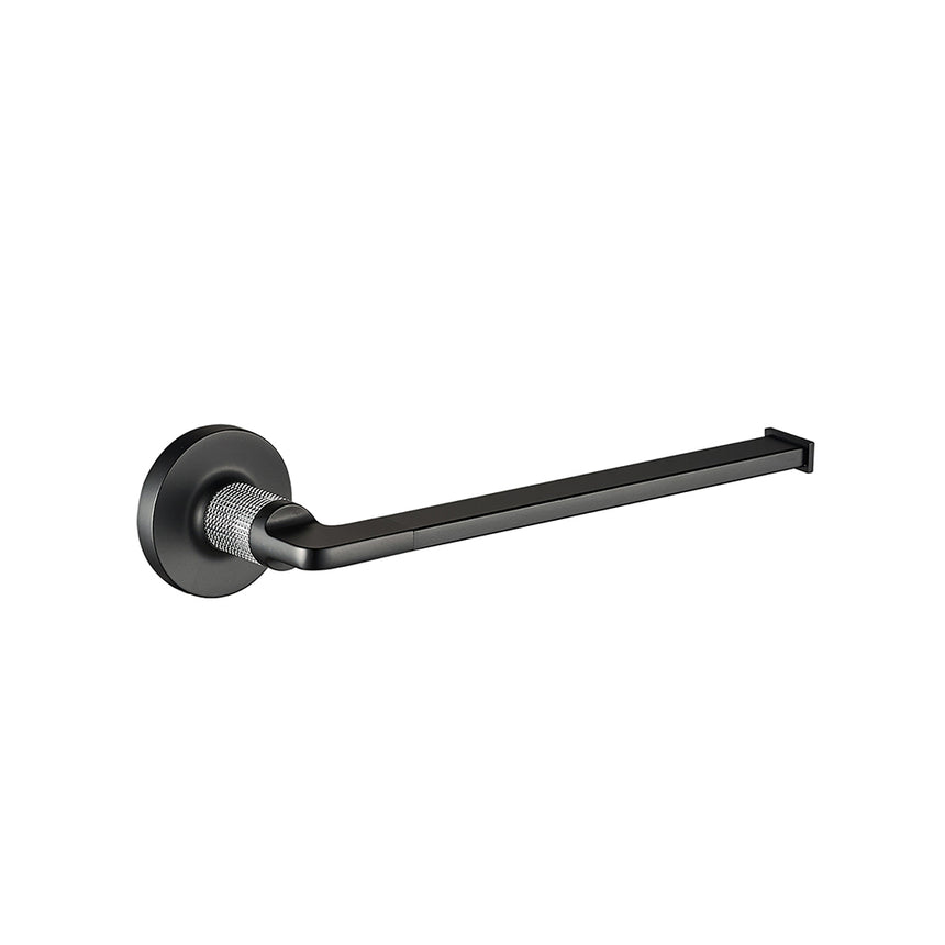 Blaze Towel Bar - 8" - Chrome Matte Black