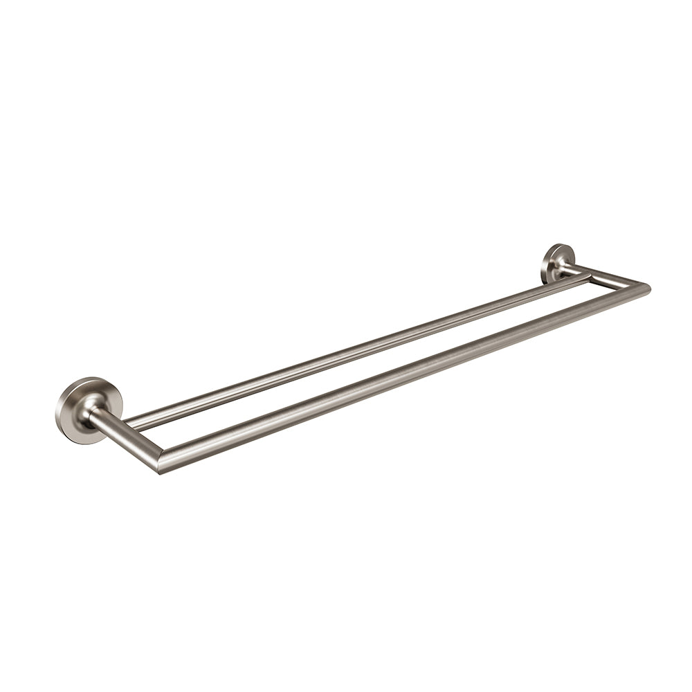 Glow 24″ Double Towel Bar - Brushed Nickel