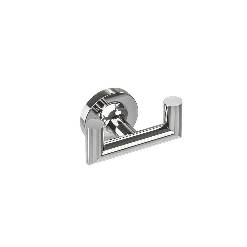Glow Double Towel Hook - Chrome