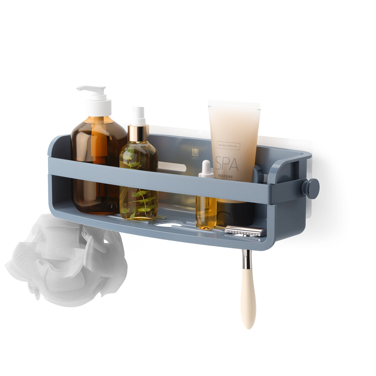 Flex Adhesive Bin – Slate Blue