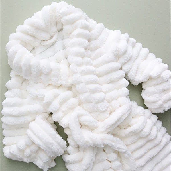 Ribbed Luxe Plush Robe