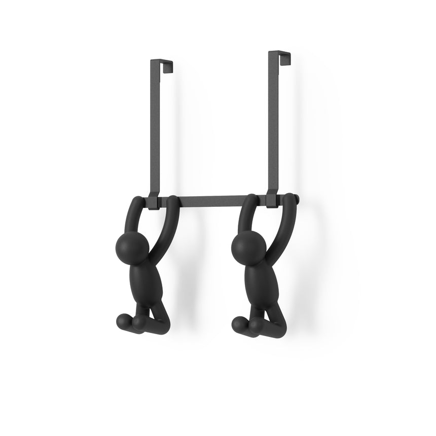 Buddy Double Over-The-Door Hook – Black