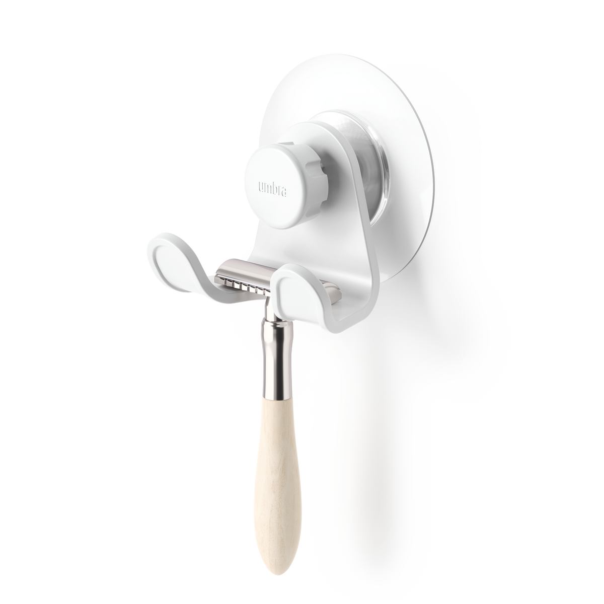 Flex Adhesive Double Hook – White