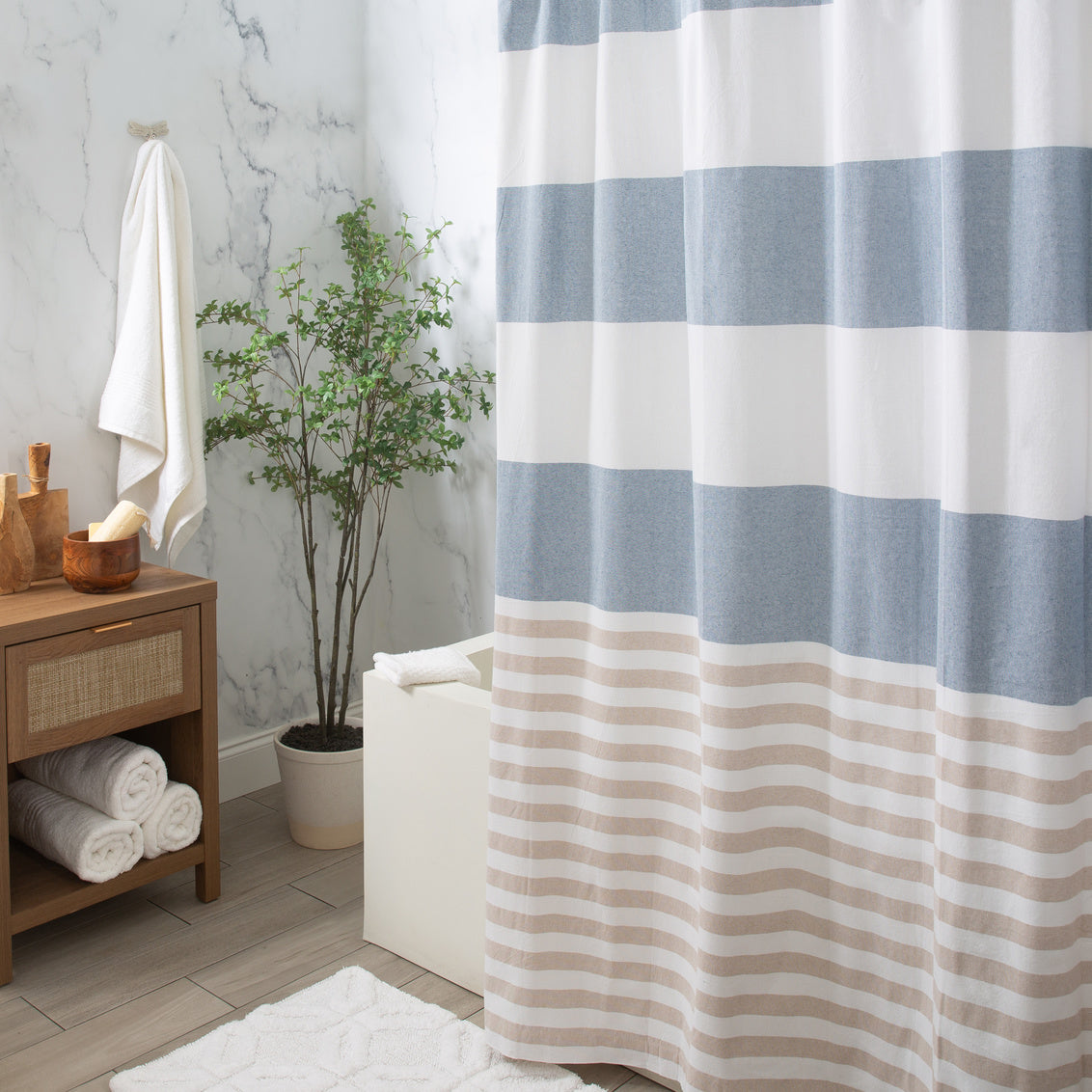 Fabric Shower Curtain