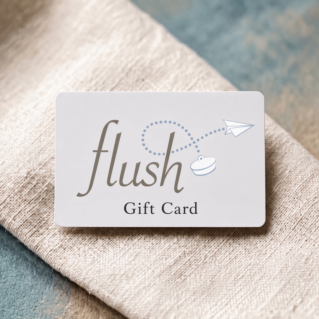 Flush gift card