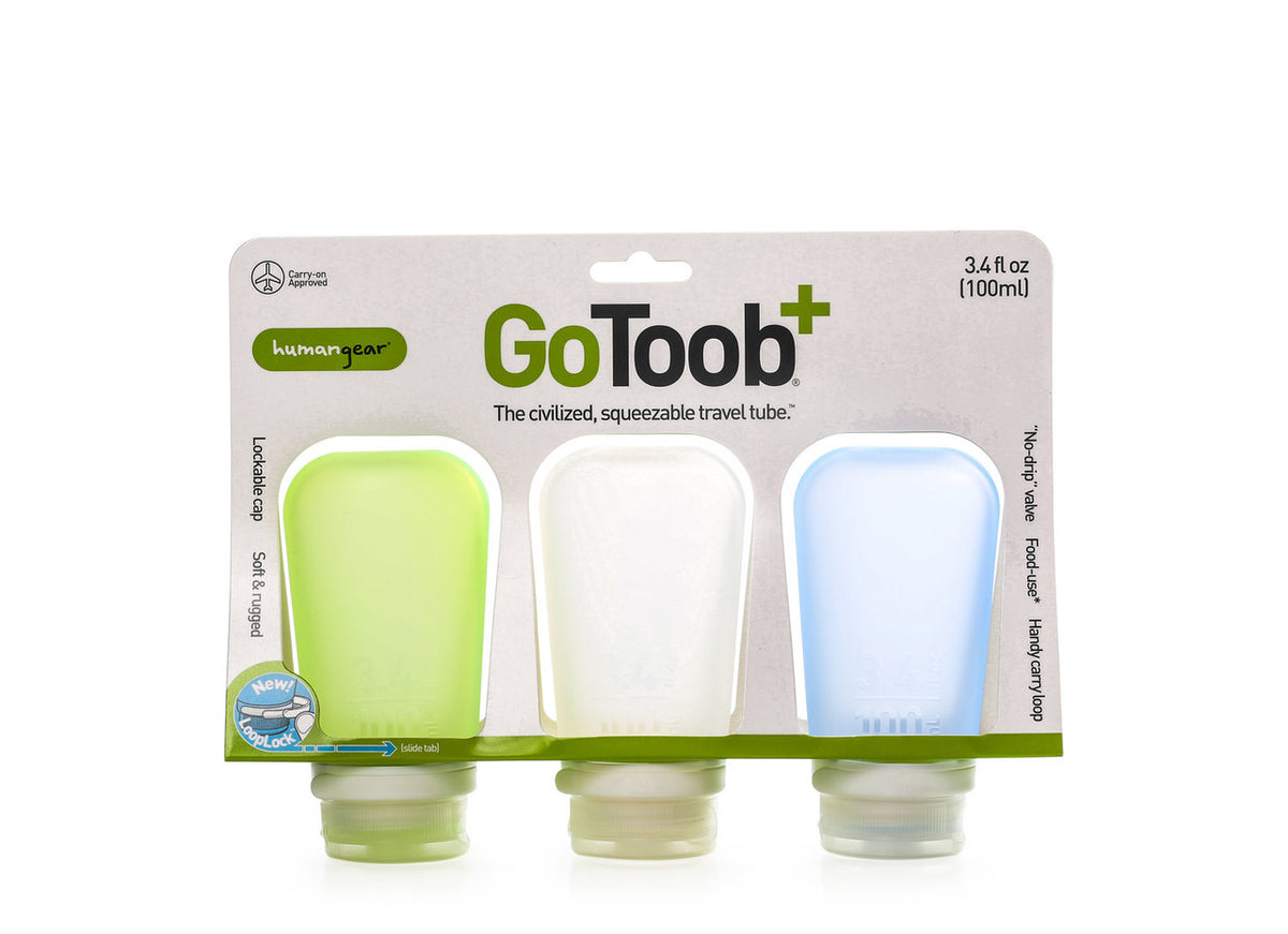 GoToob+ 3-Pack Travel Bottles