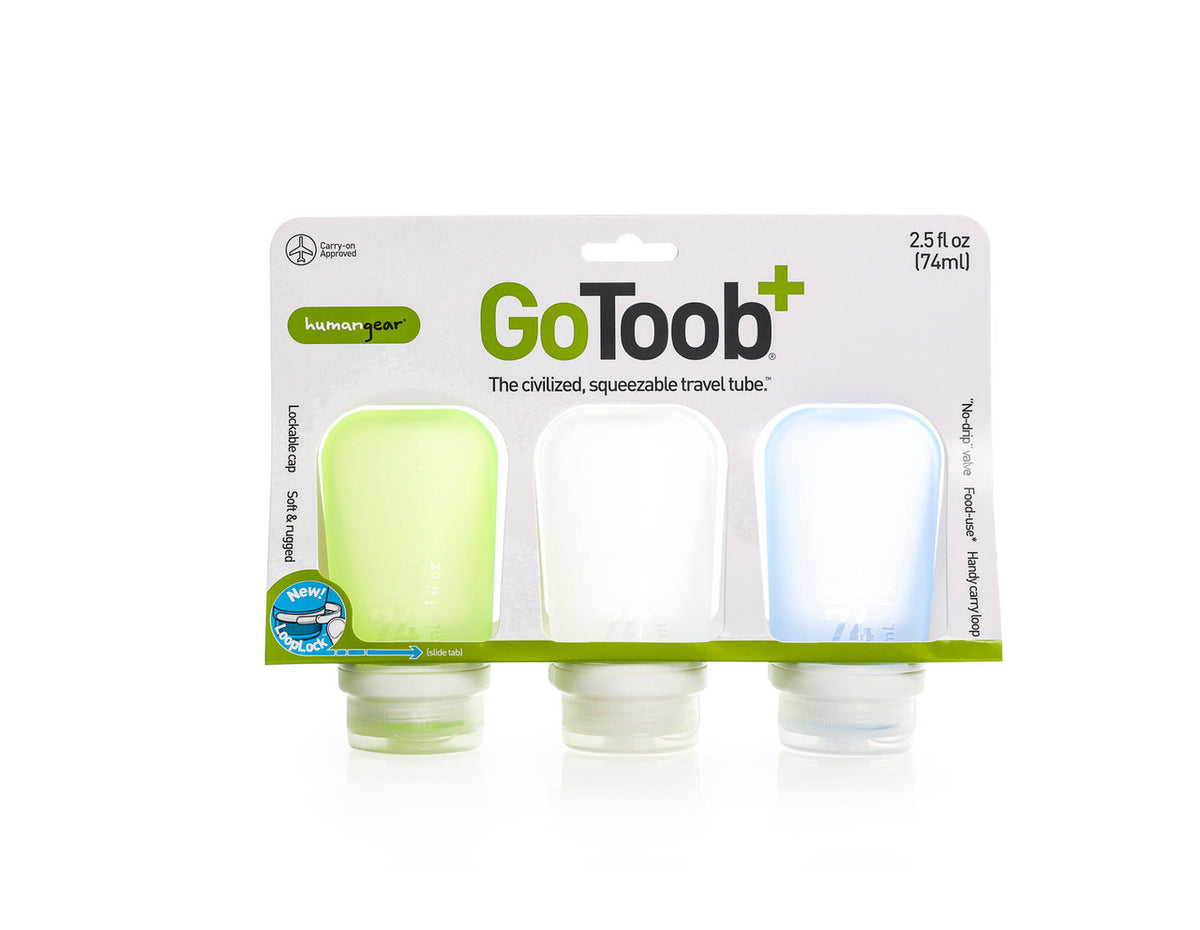 GoToob+ 3-Pack Travel Bottles