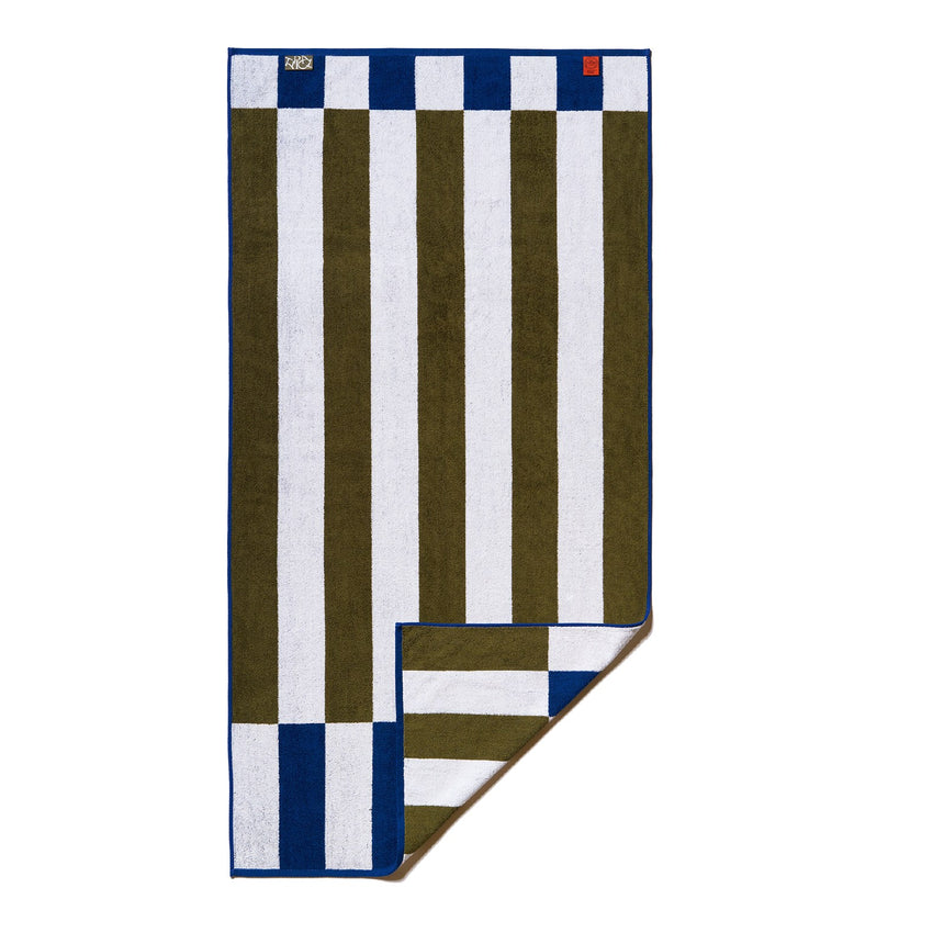 Offset Stripe Bath Towel