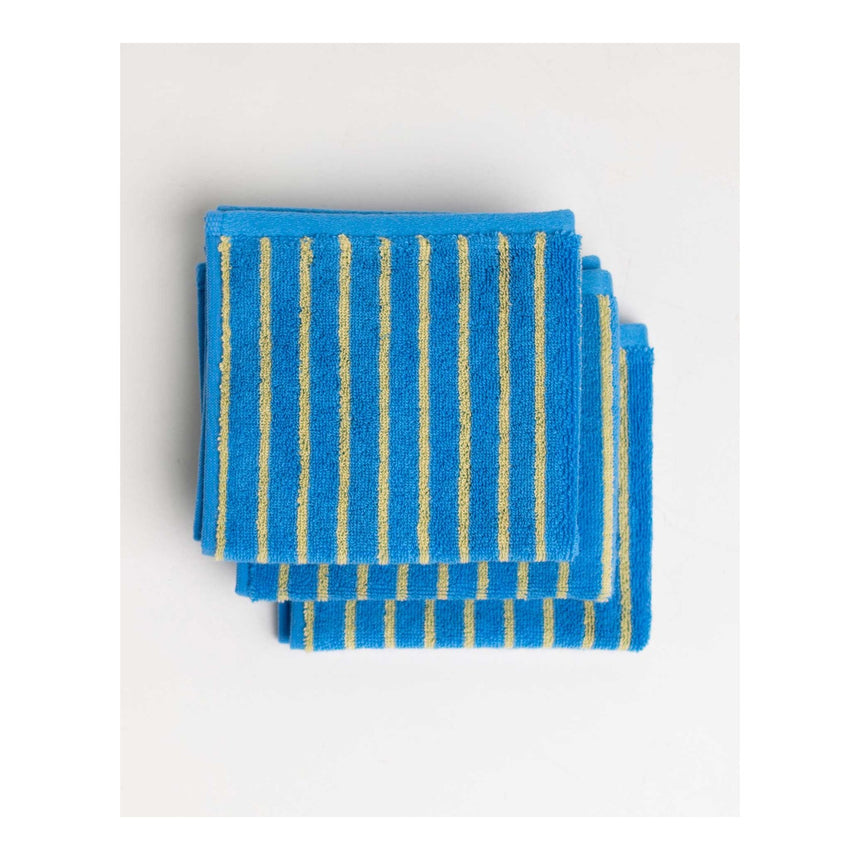 Stripe With B Side Face Towel (3-Pack)