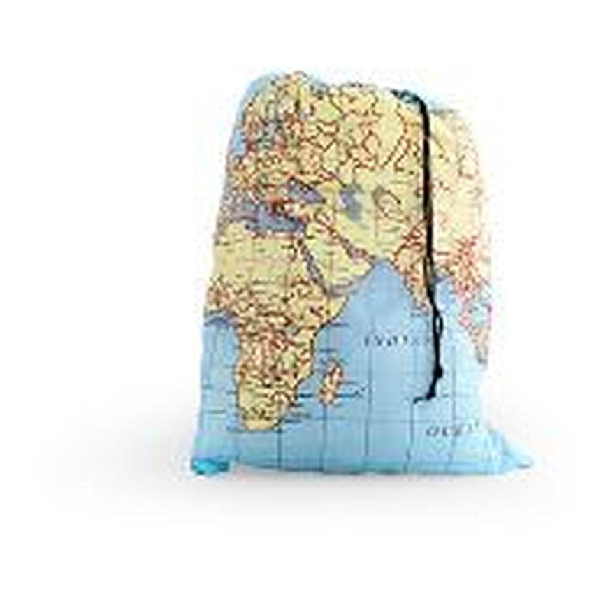 Travel Laundry Bag - Maps