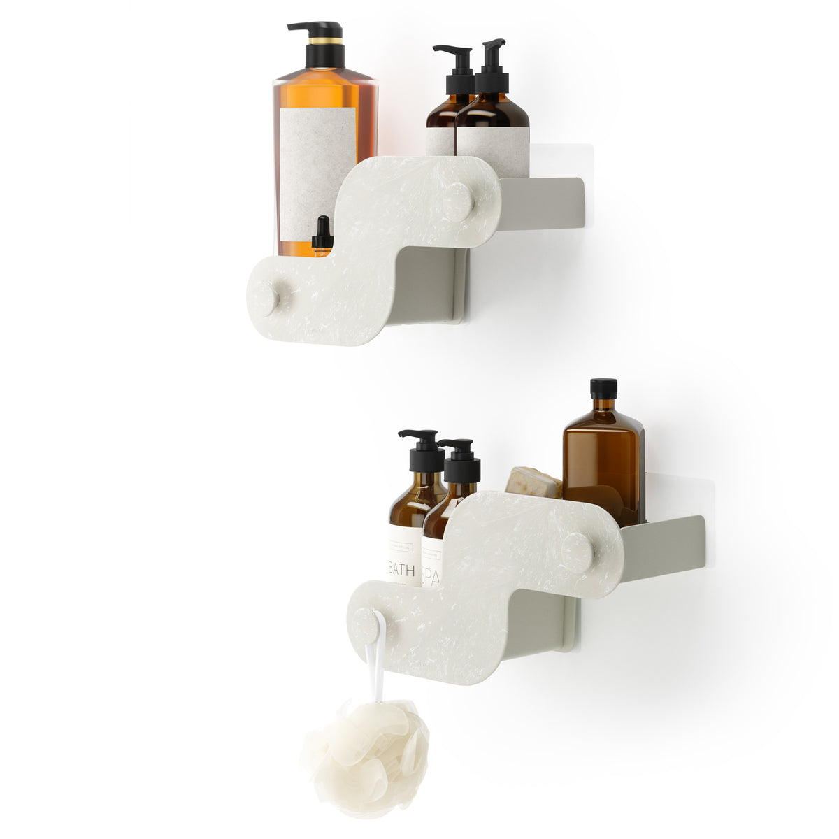 Nami Adhesive Bins, Set of 2