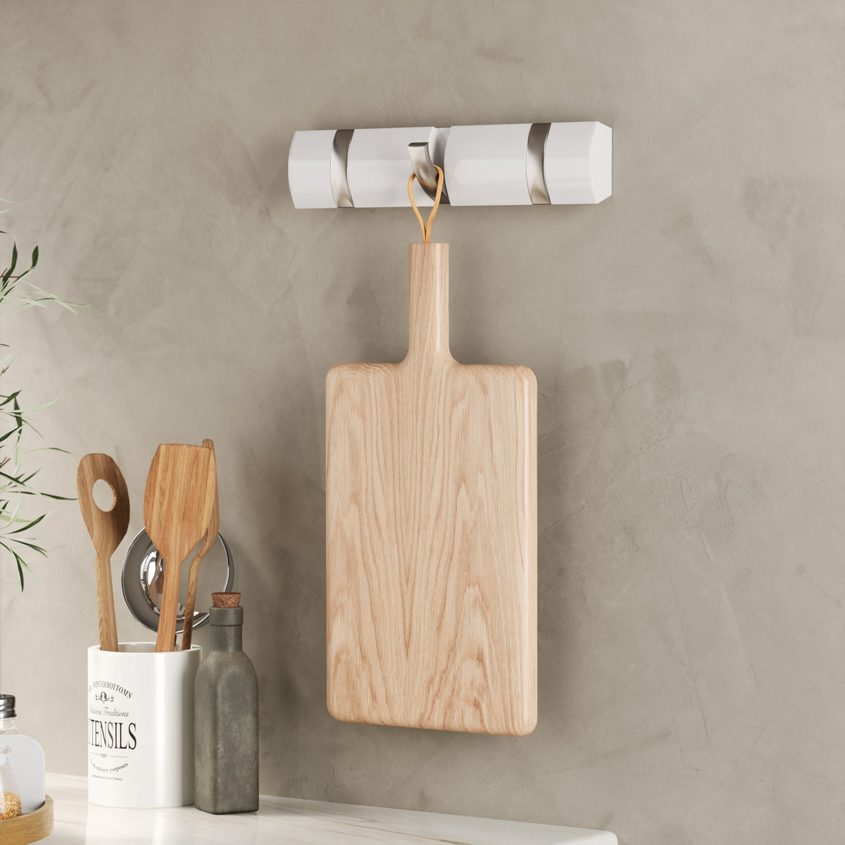 Flip Wall Mounted Hook, 3 Hook