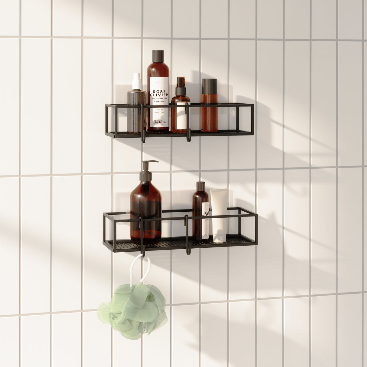 Cubiko Shower Bins, Set of 2