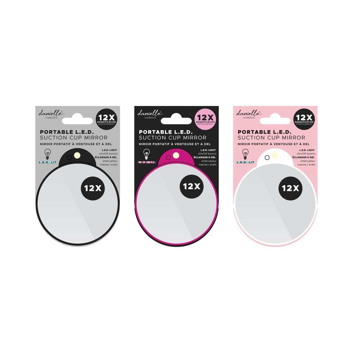 LED Travel & Tweezer Mirror