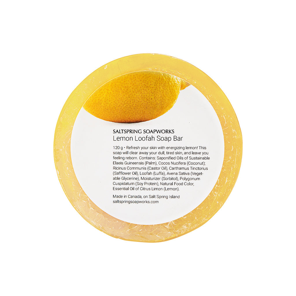 Loofah Soap Bar – Lemon