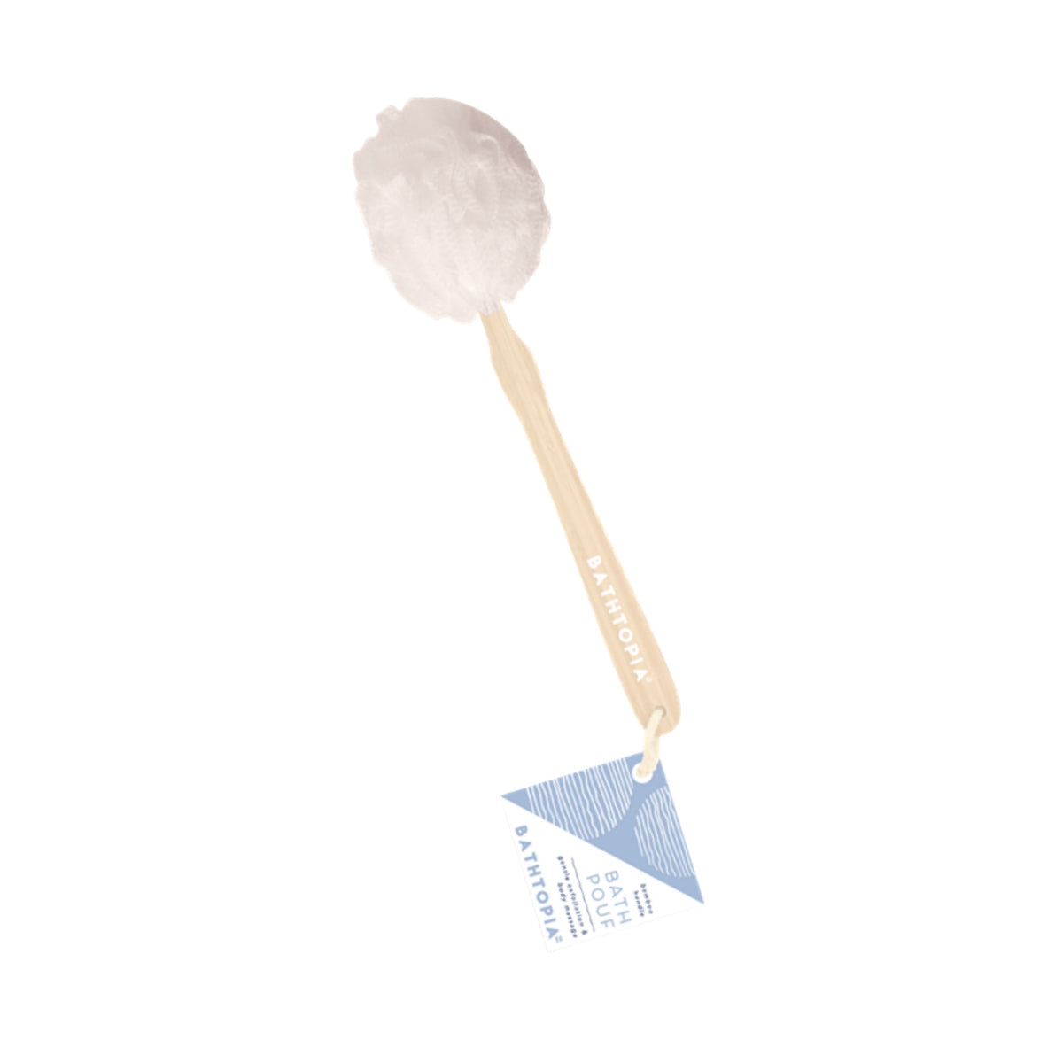 Light Bamboo Pouf Brush