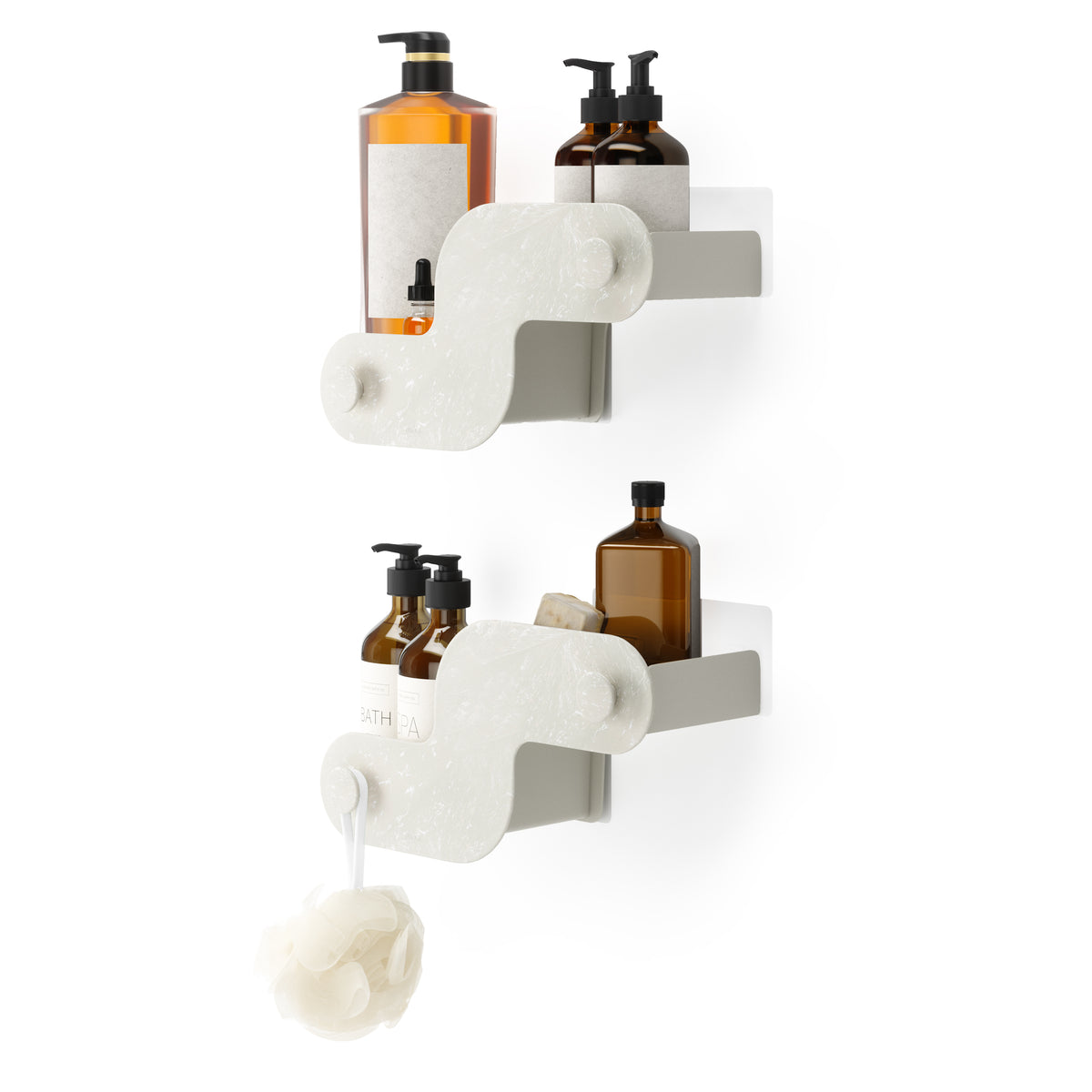 Nami Adhesive Bins, Set of 2