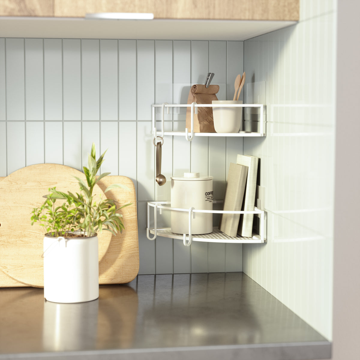 Cubiko Corner Bins, Set of 2