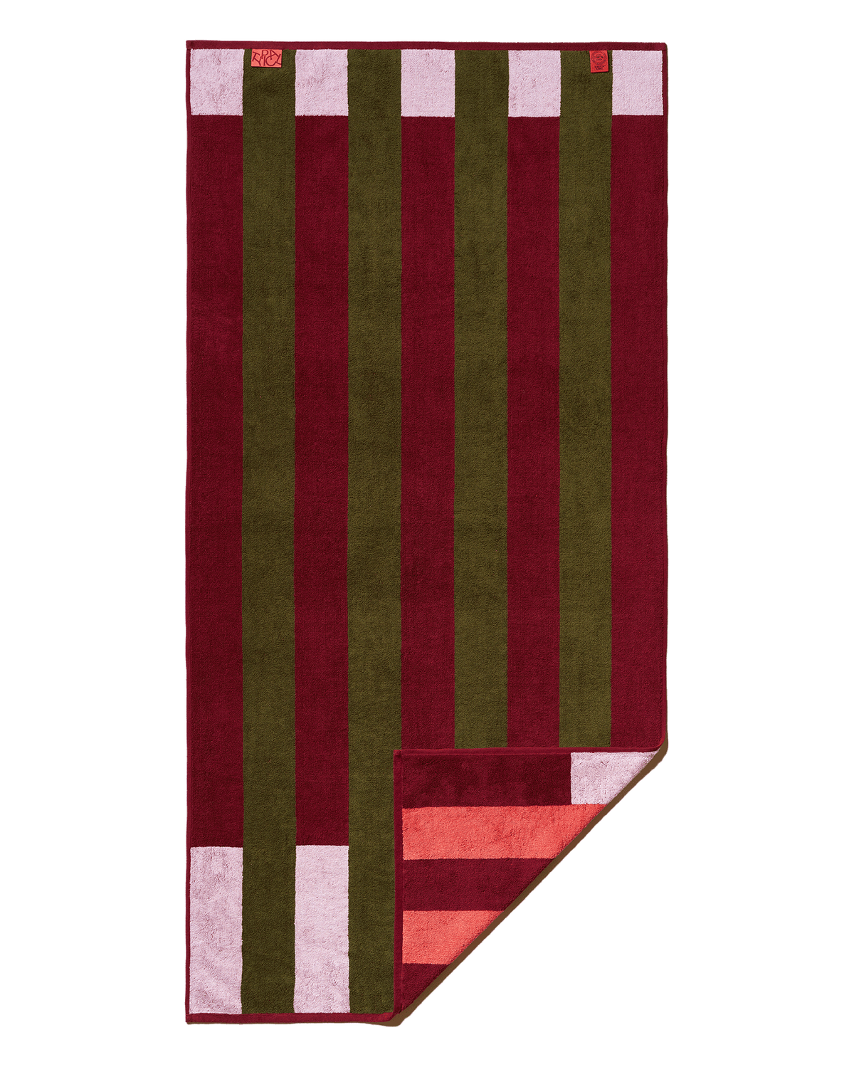 Offset Stripe Bath Towel