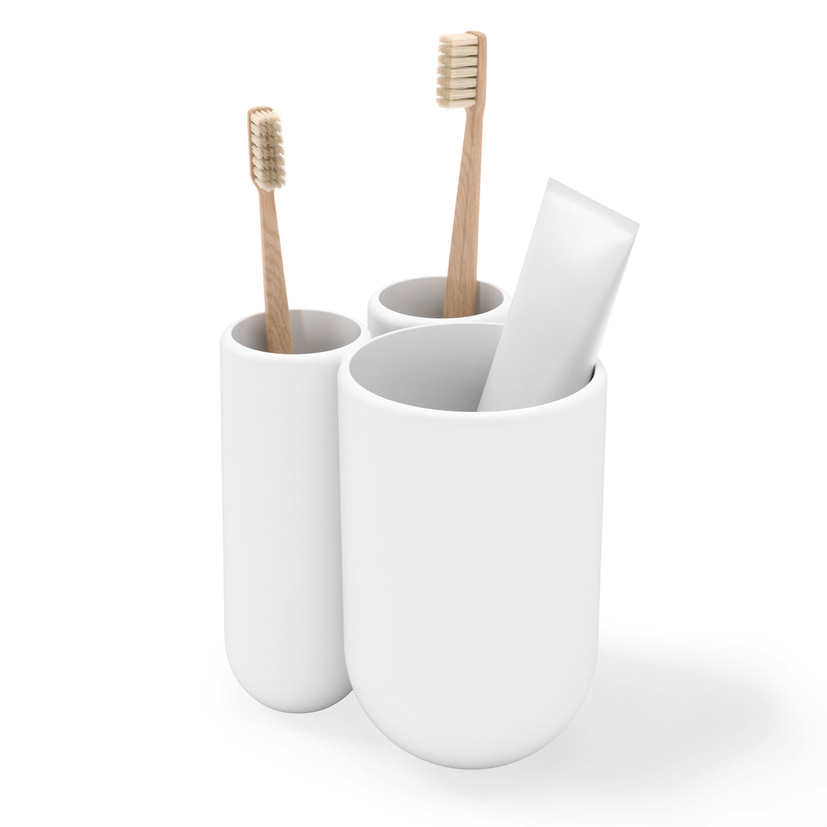 Touch Toothbrush Holder – White