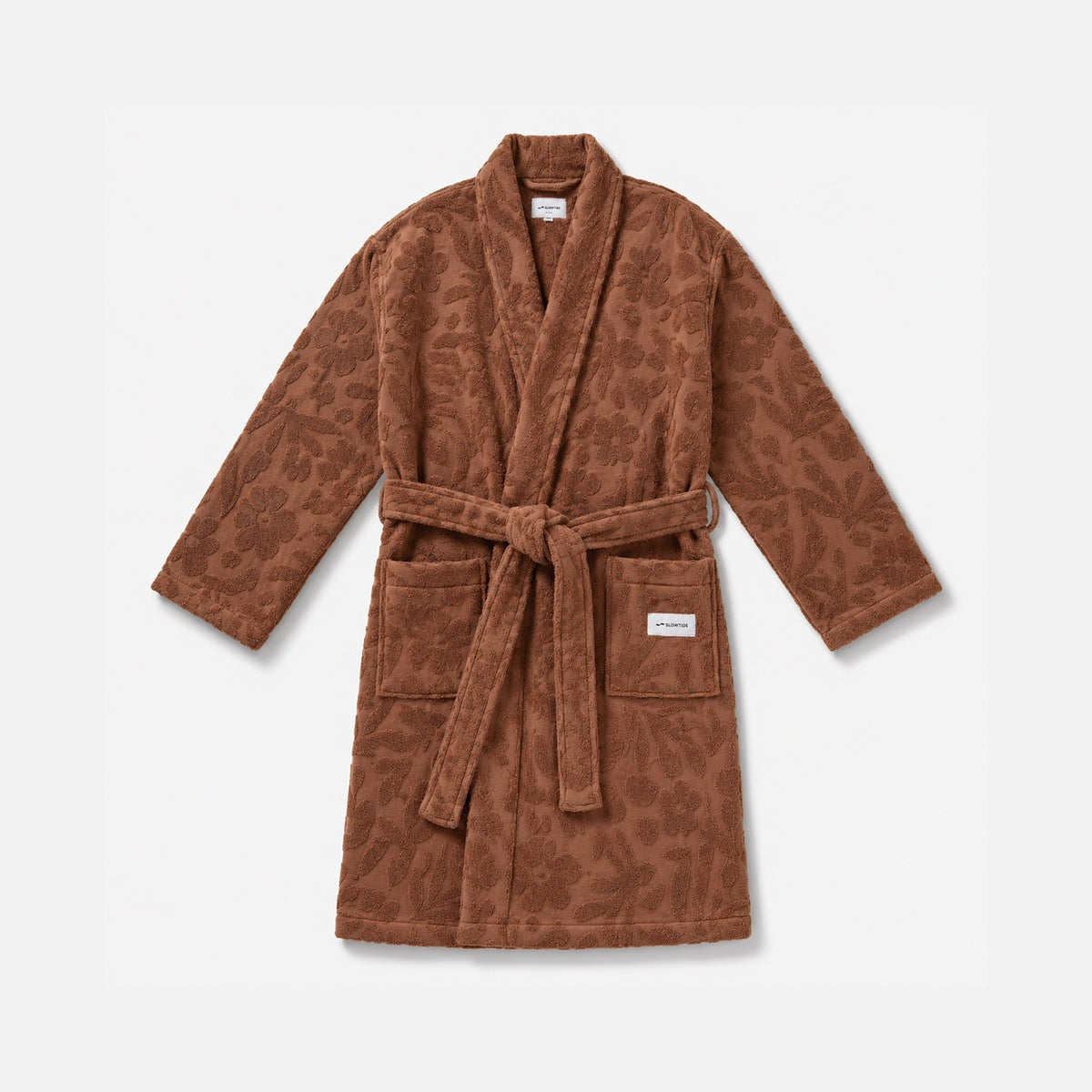 SLOWTIDE Sunny Sculpted Robe - Toast