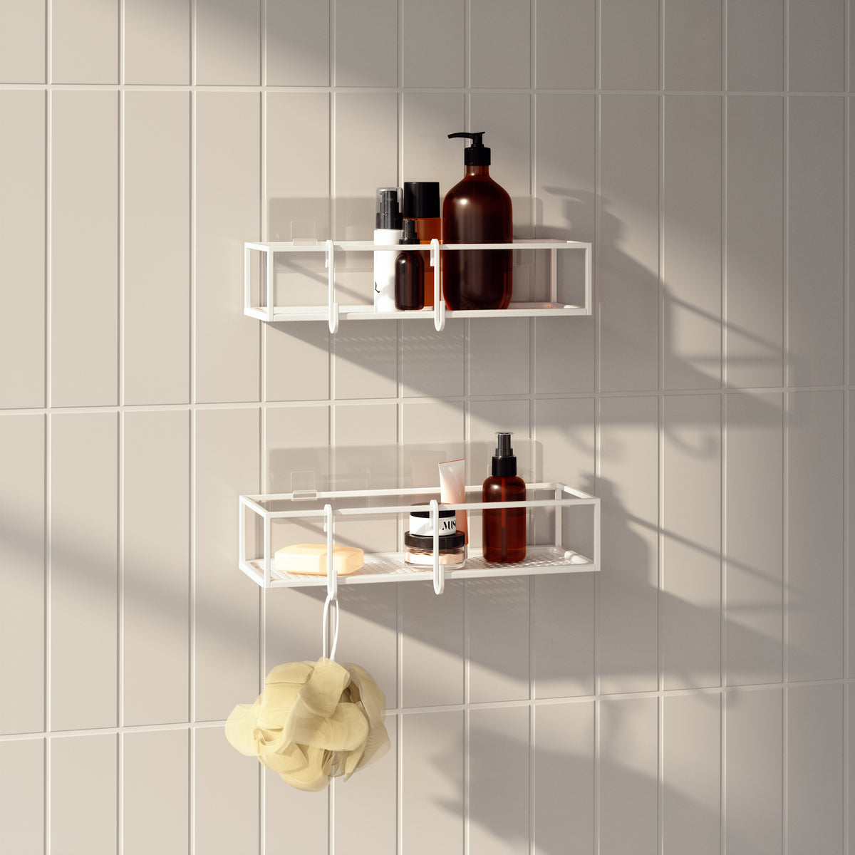 Cubiko Shower Bins, Set of 2