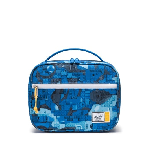 LEGO® Pop Quiz Lunch Box Little Herschel - Abstract Bricks Blue
