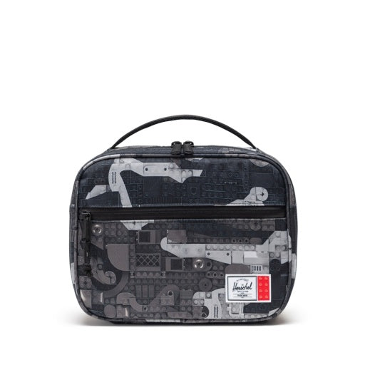 LEGO® Pop Quiz Lunch Box - Abstract Bricks Black