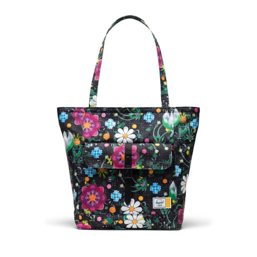 LEGO® Herschel Retreat™ Tote - Botanical Floral Black