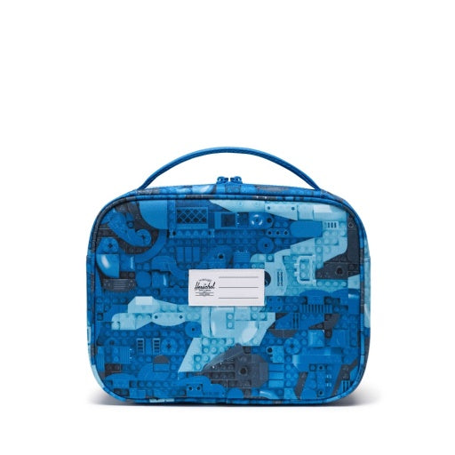 LEGO® Pop Quiz Lunch Box Little Herschel - Abstract Bricks Blue 3
