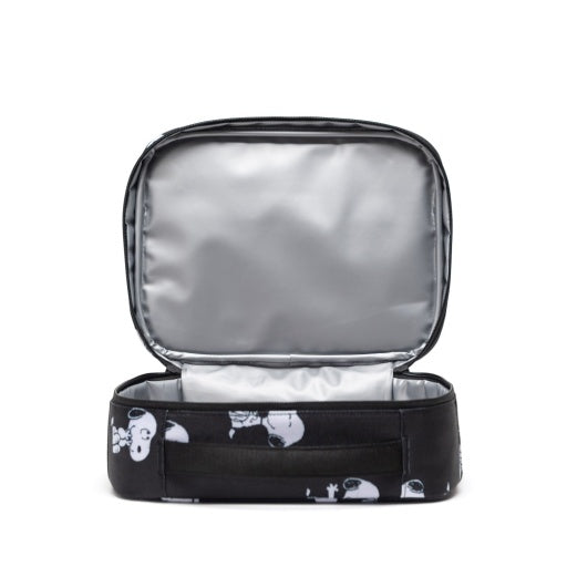 Peanuts® Pop Quiz Lunch Box - Snoopy and Woodstock Black 4